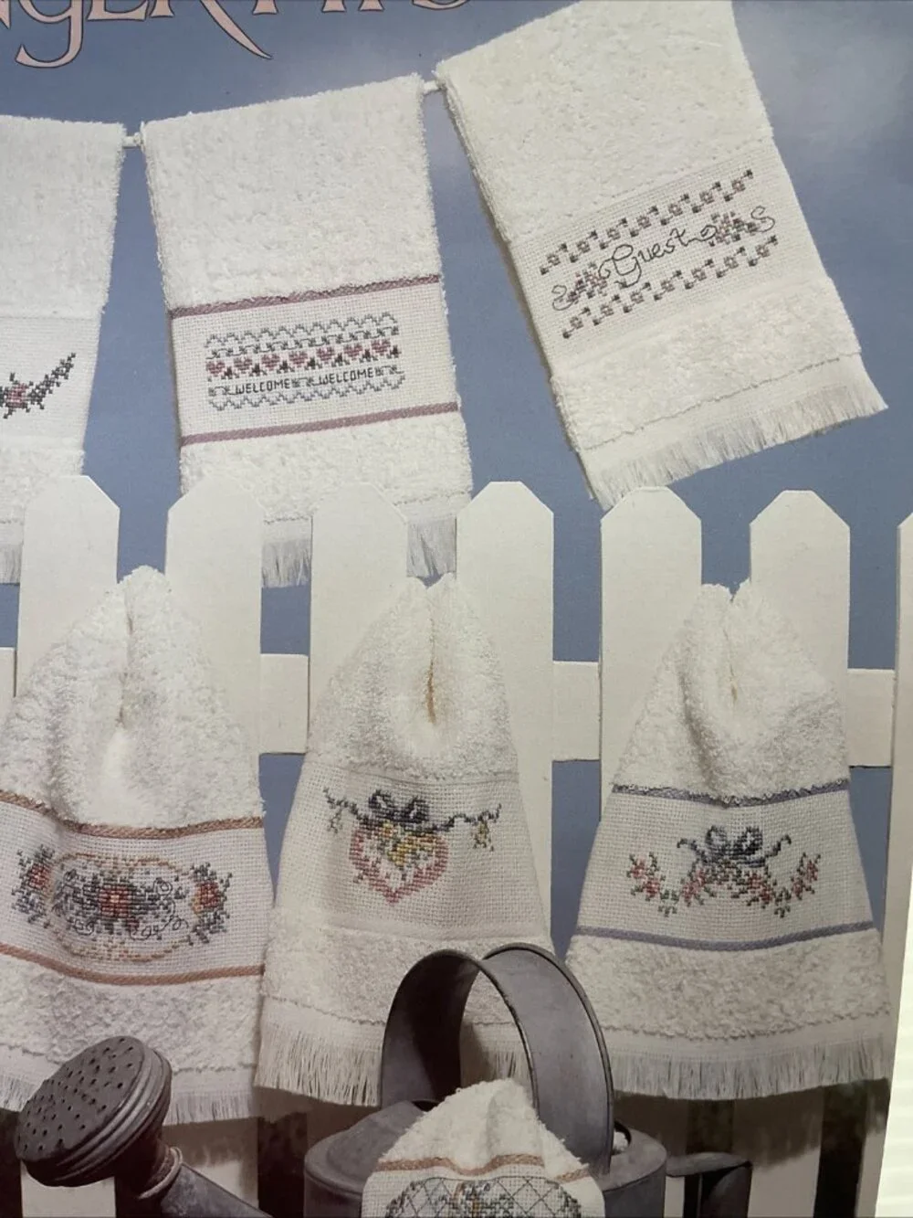 Leisure Arts Bouquets for Fingertips Diane Brakefield Leaflet Cross Stitch #927